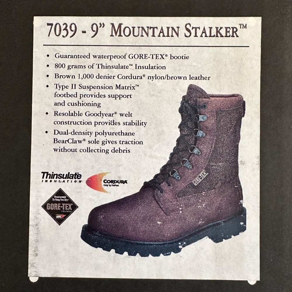 NWOT Rocky Men's Waterproof Boots (Brown, 10W) - Picture 9 of 11